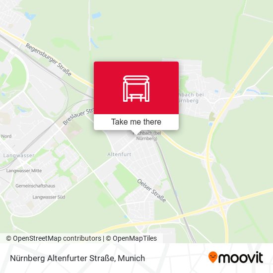Nürnberg Altenfurter Straße map