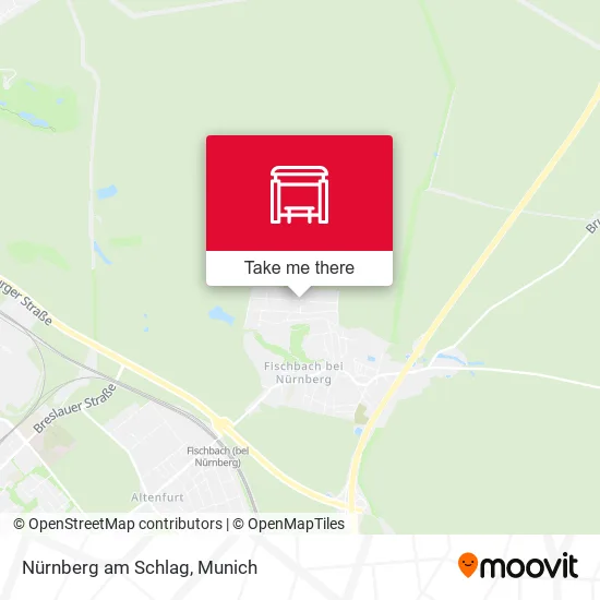 Карта Nürnberg am Schlag