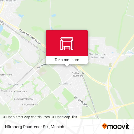 Карта Nürnberg Raudtener Str.