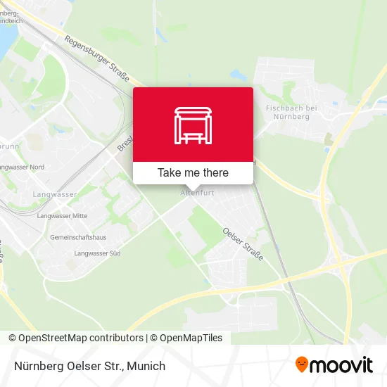 Карта Nürnberg Oelser Str.