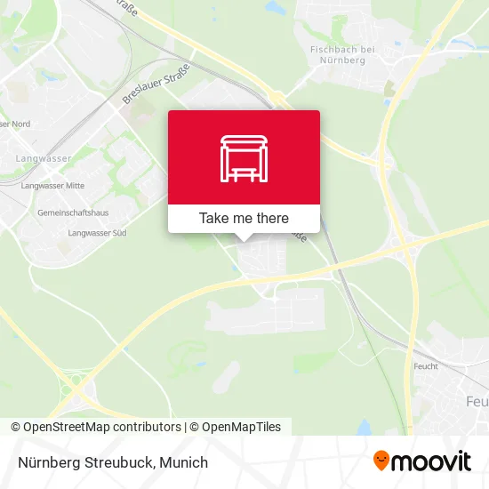 Карта Nürnberg Streubuck
