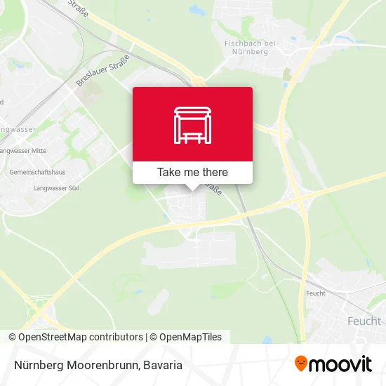 Карта Nürnberg Moorenbrunn
