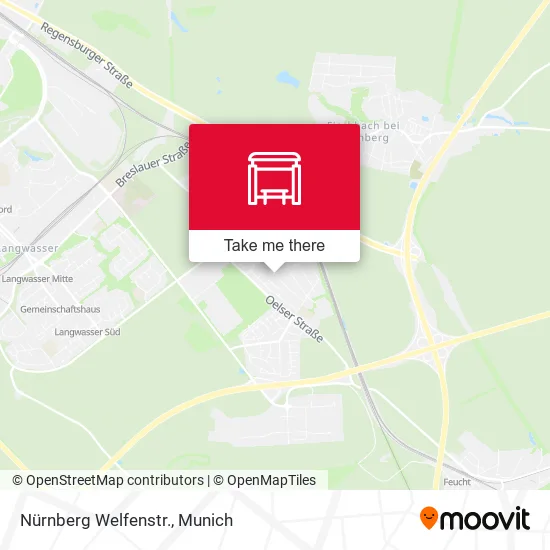 Карта Nürnberg Welfenstr.