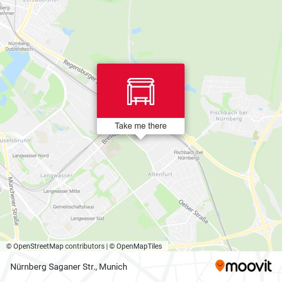 Nürnberg Saganer Str. map