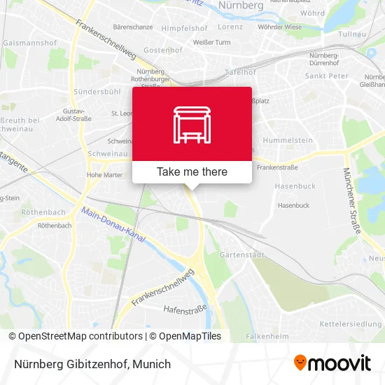 Карта Nürnberg Gibitzenhof