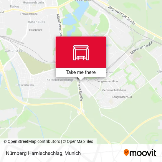 Карта Nürnberg Harnischschlag