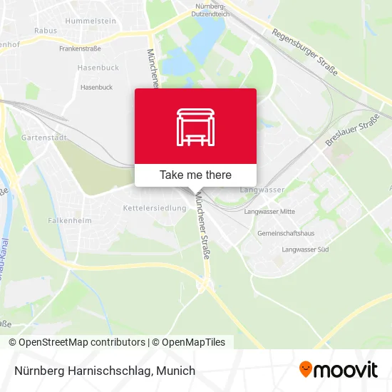 Карта Nürnberg Harnischschlag