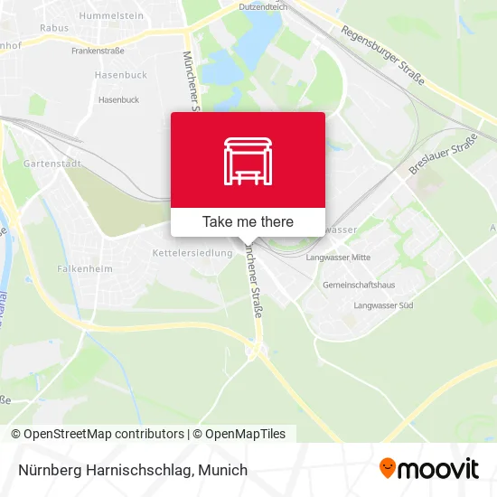 Карта Nürnberg Harnischschlag