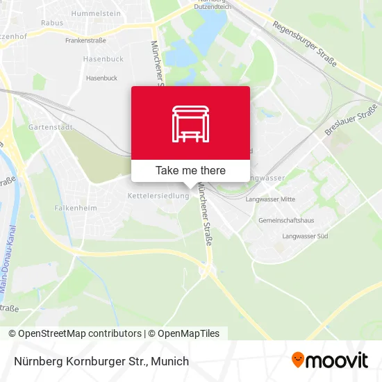 Карта Nürnberg Kornburger Str.