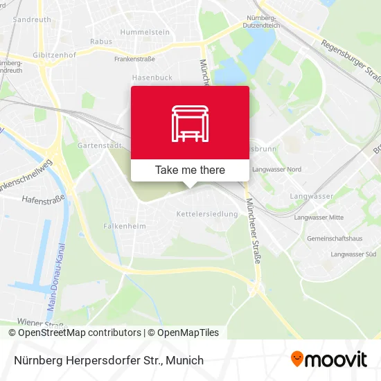 Карта Nürnberg Herpersdorfer Str.