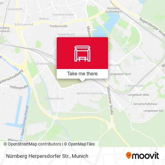 Карта Nürnberg Herpersdorfer Str.