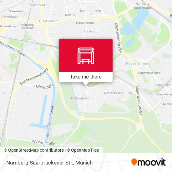 Карта Nürnberg Saarbrückener Str.
