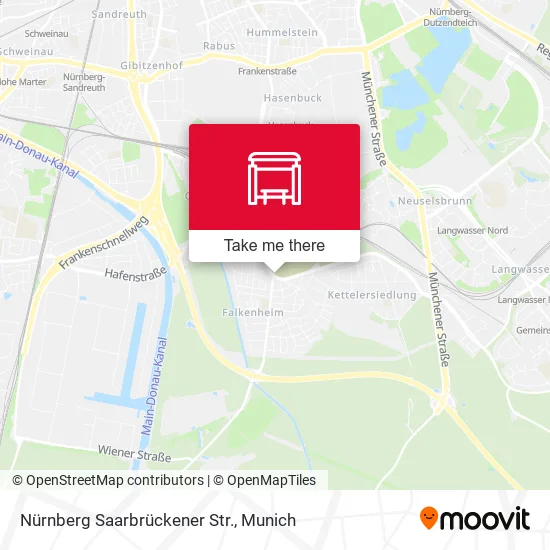 Карта Nürnberg Saarbrückener Str.