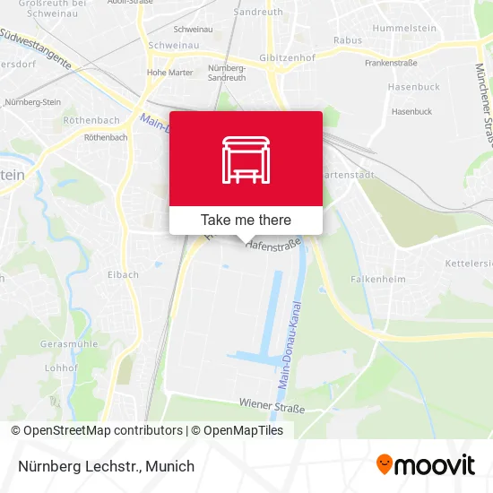 Карта Nürnberg Lechstr.