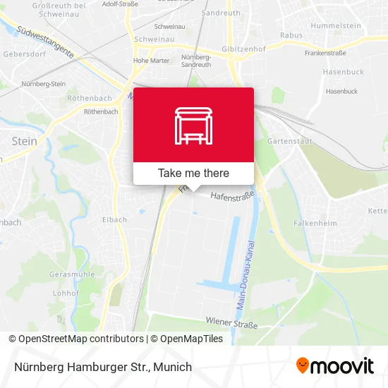 Карта Nürnberg Hamburger Str.
