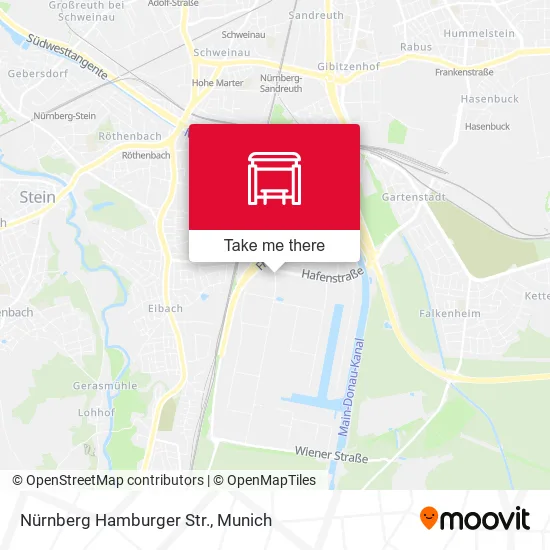 Карта Nürnberg Hamburger Str.