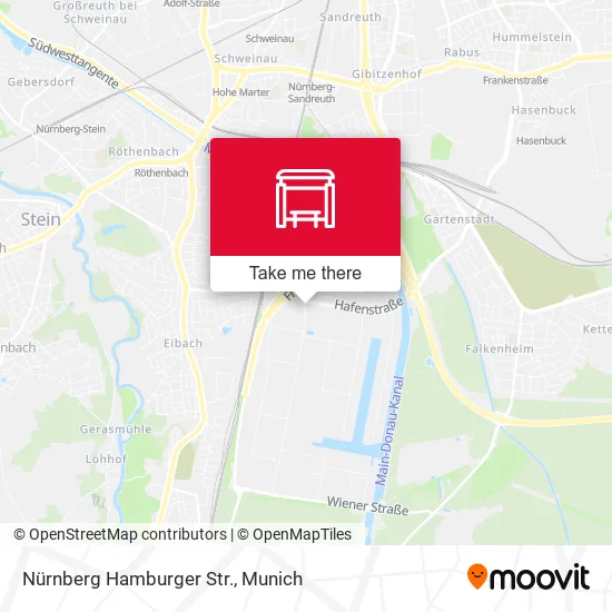 Карта Nürnberg Hamburger Str.