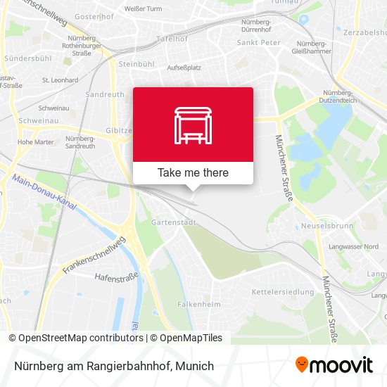 Nürnberg am Rangierbahnhof map