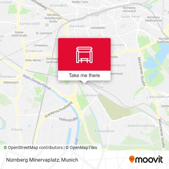 Карта Nürnberg Minervaplatz