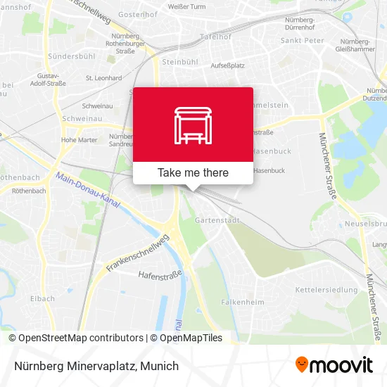 Карта Nürnberg Minervaplatz