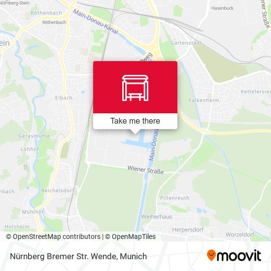 Nürnberg Bremer Str. Wende map
