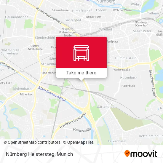 Карта Nürnberg Heistersteg