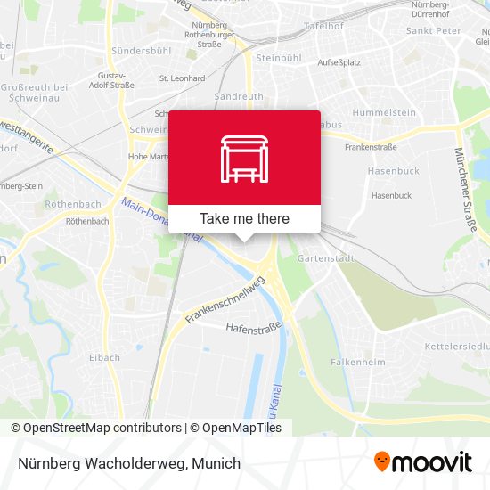 Nürnberg Wacholderweg map