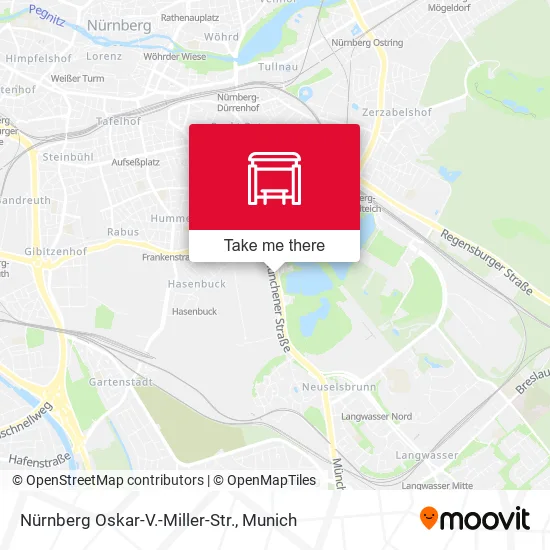 Карта Nürnberg Oskar-V.-Miller-Str.