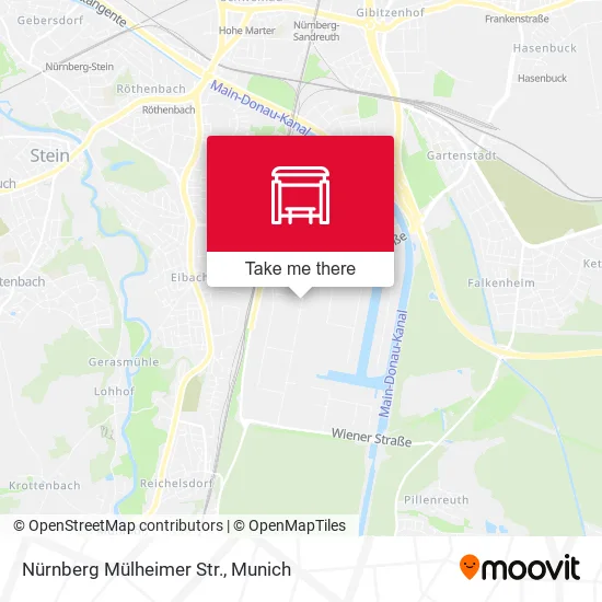 Карта Nürnberg Mülheimer Str.