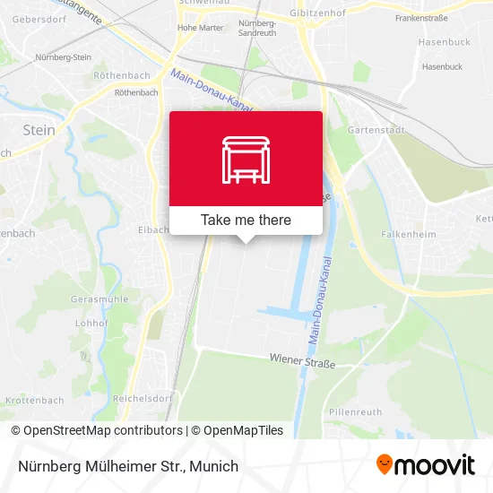 Карта Nürnberg Mülheimer Str.