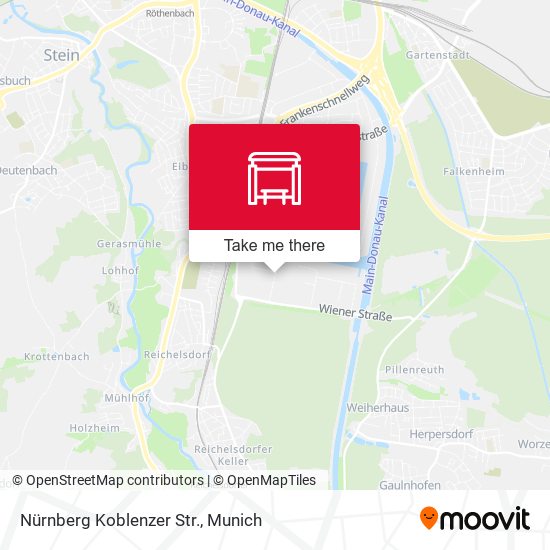 Nürnberg Koblenzer Str. map