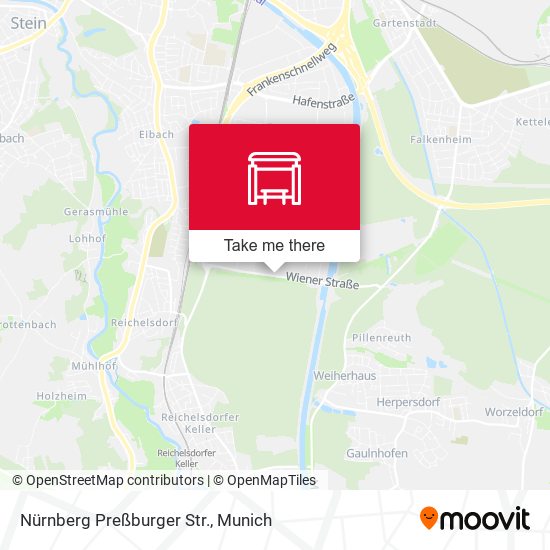 Nürnberg Preßburger Str. map