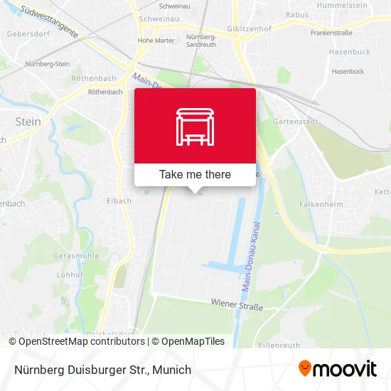 Карта Nürnberg Duisburger Str.