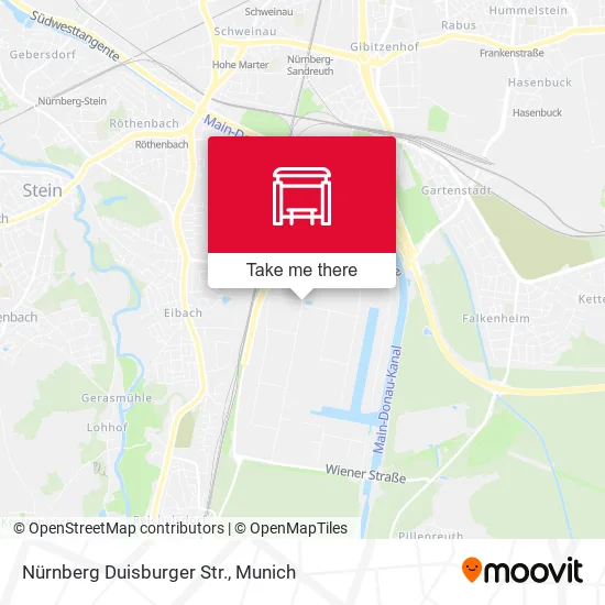 Карта Nürnberg Duisburger Str.
