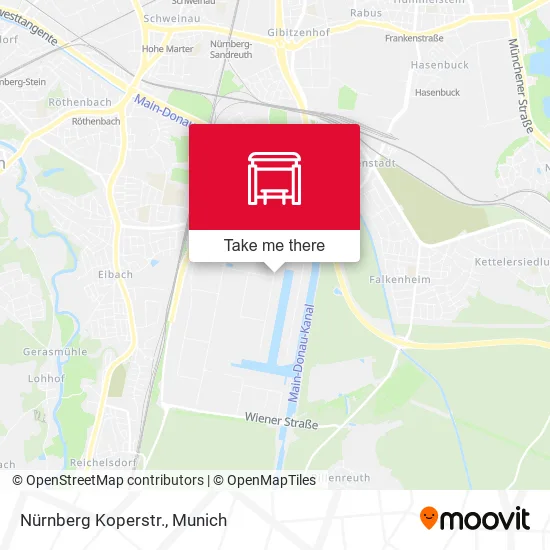 Карта Nürnberg Koperstr.