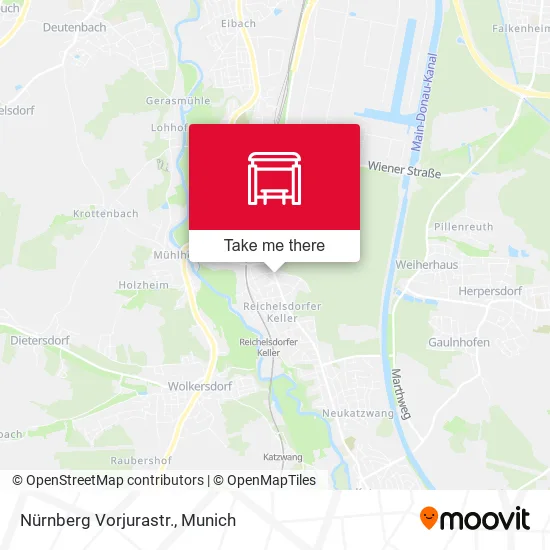 Карта Nürnberg Vorjurastr.