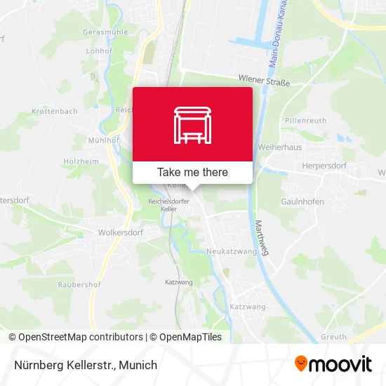 Карта Nürnberg Kellerstr.
