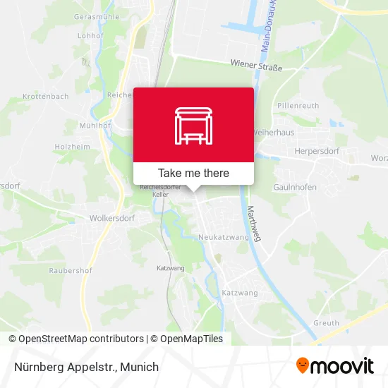 Карта Nürnberg Appelstr.