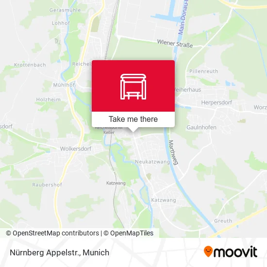 Карта Nürnberg Appelstr.