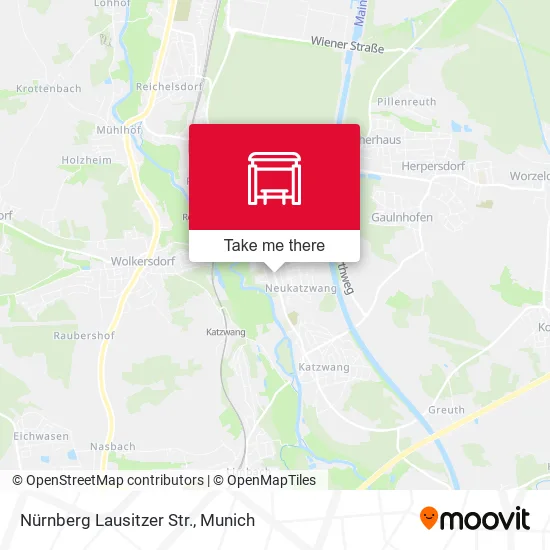 Карта Nürnberg Lausitzer Str.