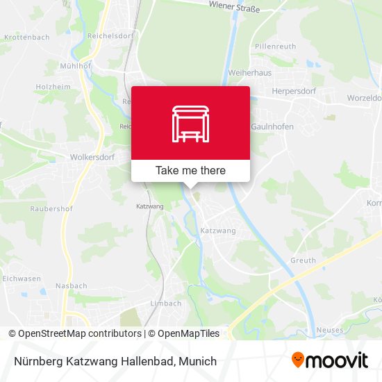 Nürnberg Katzwang Hallenbad map