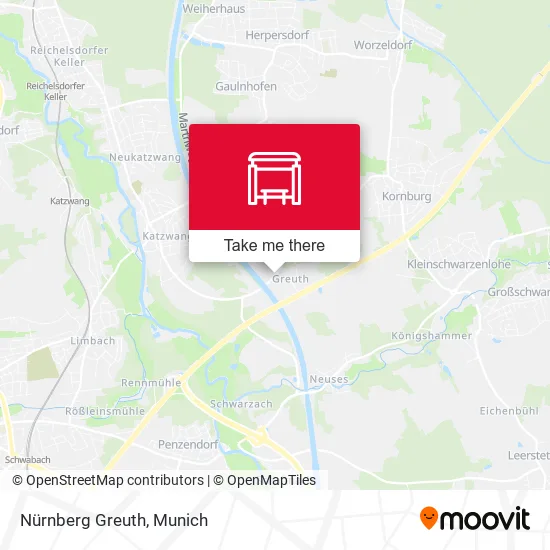 Карта Nürnberg Greuth