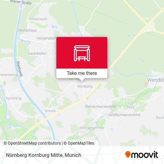 Nürnberg Kornburg Mitte map