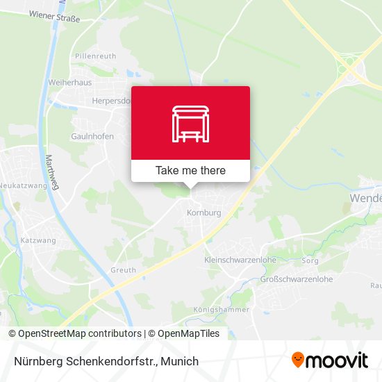 Nürnberg Schenkendorfstr. map