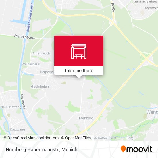 Nürnberg Habermannstr. map