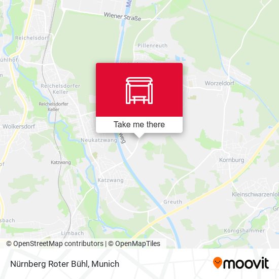 Nürnberg Roter Bühl map