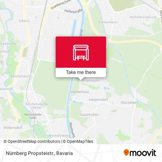 Карта Nürnberg Propsteistr.