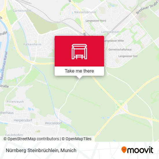 Nürnberg Steinbrüchlein map