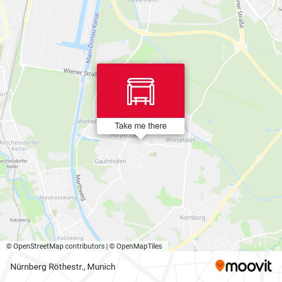 Nürnberg Röthestr. map