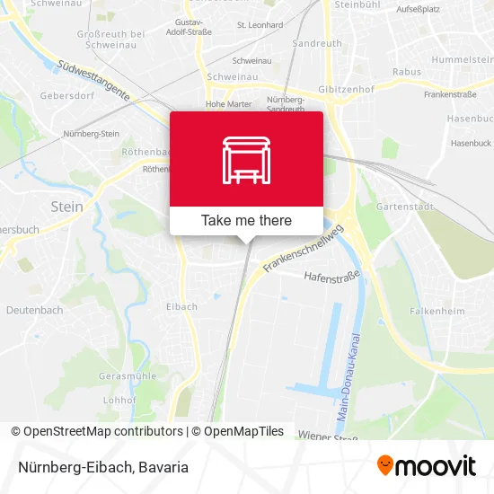 Карта Nürnberg-Eibach